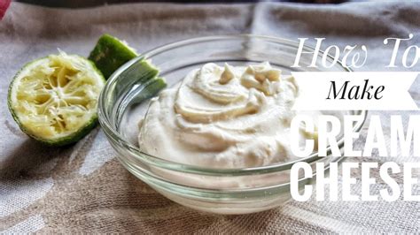 How To Make Your Own Cream Cheese At Home Youtube