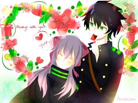 Owari No Seraph Shinoa Yuu Evd By Desireqr49 On Deviantart