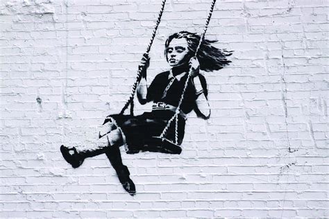 Swing Girl Posters And Prints By Banksy