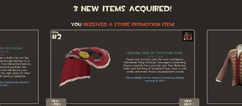 Anyone Else Just Randomly Get Three Promotional Items Pic Inside Tf2