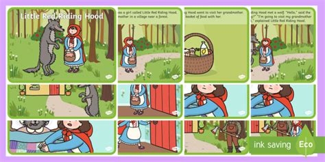 little red riding hood illustrated story