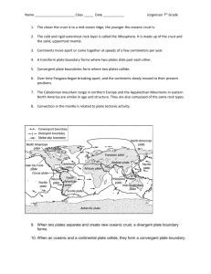 Tectonic plate practice worksheet answer key. Plate tectonics study guide answer key