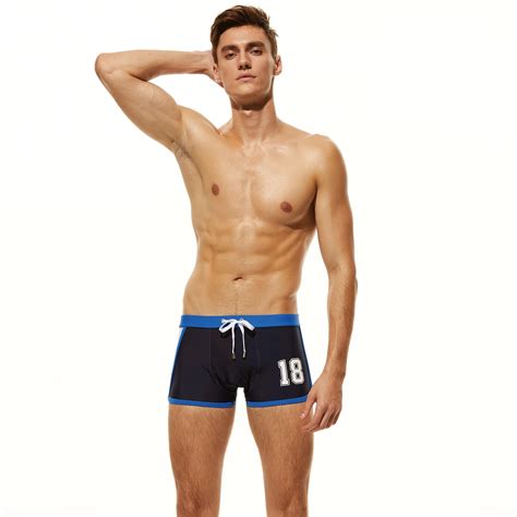 Men Swimming Trunks Boxers Shorts Sexy Men Swimsuits Zwembroek Heren