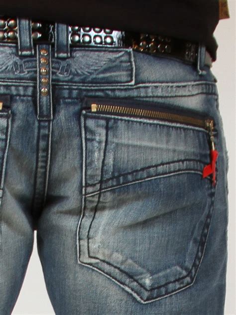 Zipper Pocket View All Jeans Men