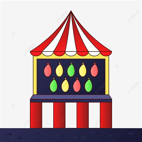Circus Carnival Vector Png Images Balloon Popping Game Carnival Circus