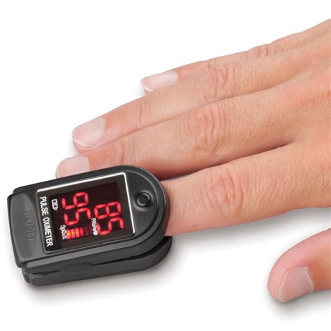 The Fingertip Heart Rate Monitor Hammacher Schlemmer