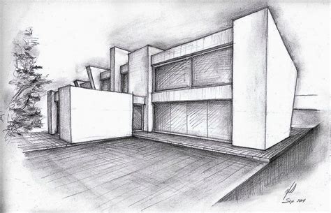 Víctor Díaz Arquitectos Sketches Perspective Drawing Architecture