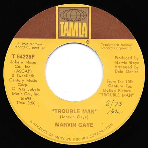 Marvin Gaye Trouble Man 1972 Vinyl Discogs
