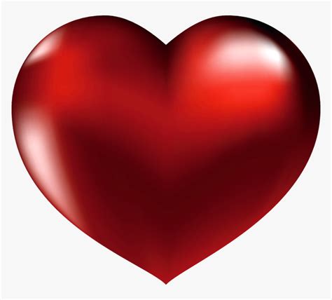 Big Red Heart Hd Png Download Kindpng