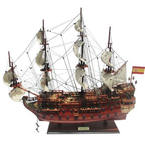 Модель парусного корабля San Felipe