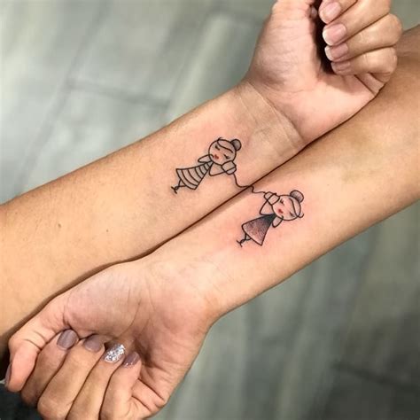 43 Creative Tattoos You Ll Want To Get With Your Best Friend Matching Friend Tattoos