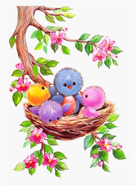 Glitter Birds  Clipart Bird Clip Art Nest Animated