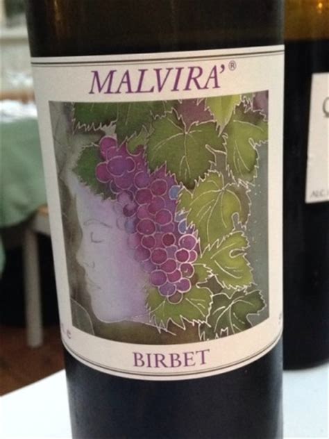 Malvira Birbet 2012 Wine Info