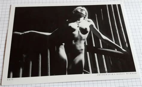 Ak Erotik Akt Nackt Model Foto Kunst Portrait Nackte Frau Nude