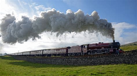 Moving Train Releasing Smoke During Daytime Hd Wallpaper Wallpaper Flare