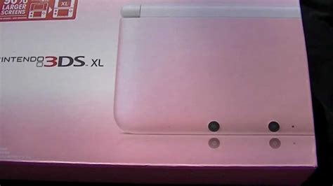 Opening My Nintendo 3ds Xl Pinkwhite Youtube