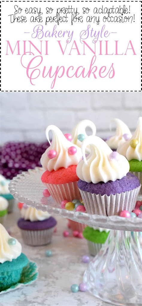 Bakery Style Mini Vanilla Cupcakes Lord Byron S Kitchen