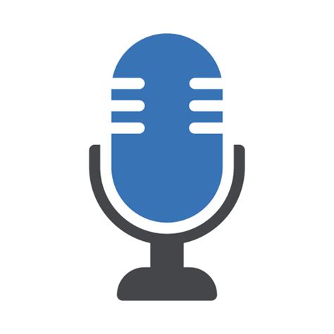 Voice Recorder Generic Blue Icon
