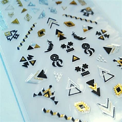 Accessories Boho Nail Art Applique Stickers Poshmark Boho Nails
