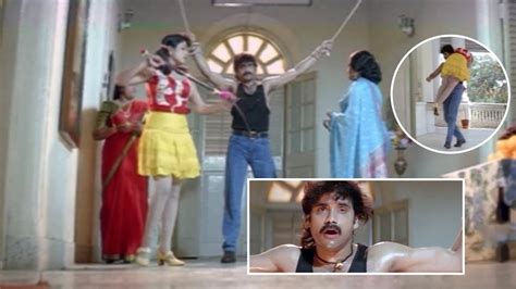 Ramya Krishna Punishment By Whipping With Nagarjuna Scene Telugu