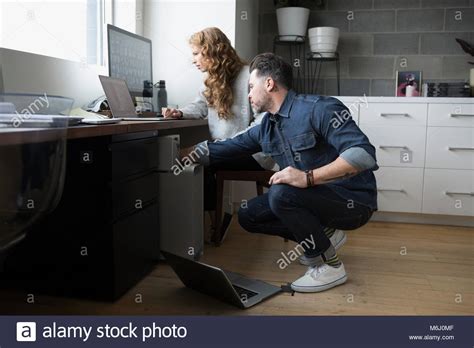 Designers Working In Office Stock Photo Alamy