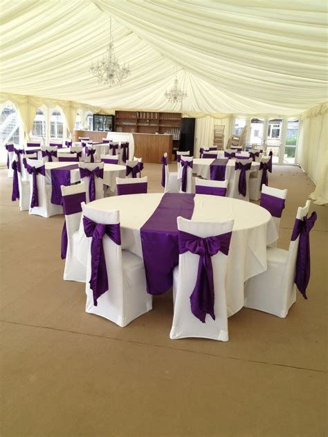 We supply chair covers for weddings at wholesale prices for all types of weddings and events, large. Plum Wedding Chair Covers - It is possible to use folding ...
