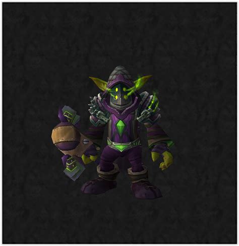 For All Your Mogging Needs Felsoul Goblin Head Hood Of Unhealthy