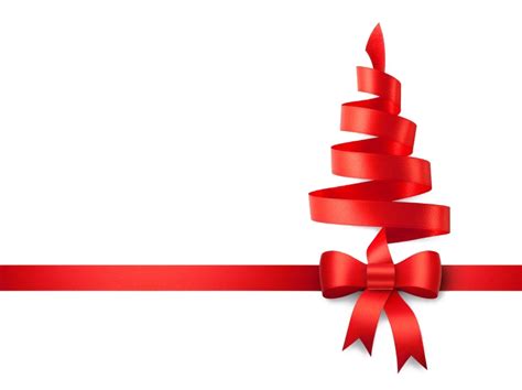 Red Christmas Ribbon Background Png Png Mart