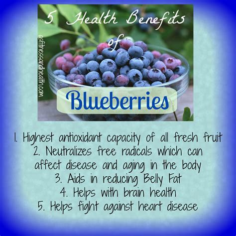 Read About 5 Health Benefits Of Blueberries One Of The Most Delicious
