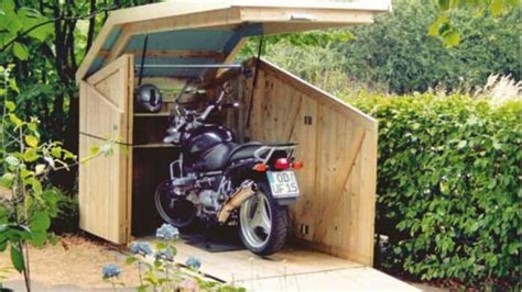 Diy Small Motorcycle Storage Shed Ideas