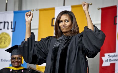 Michelle Obama Praises Diverse Grads In Her Final Commencement Speech