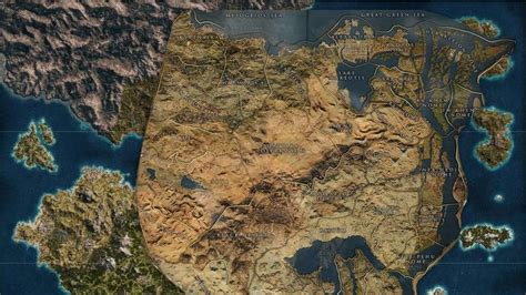 Confira O Gigante E Impressionante Mapa De Assassin S Creed Odyssey