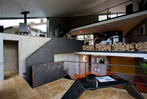 Modern German Architecture Unusual Concrete House Plan