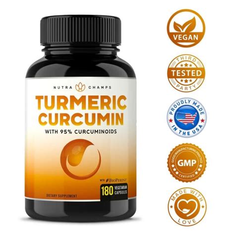 Turmeric Curcumin With Bioperine Mg Capsules With