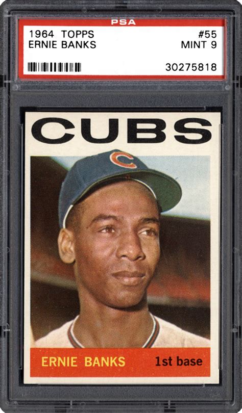 Maybe you would like to learn more about one of these? 1964 Topps Ernie Banks | PSA CardFacts™