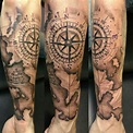 101 Amazing World Map Tattoo Designs You Need To See! | Outsons | Men's ...