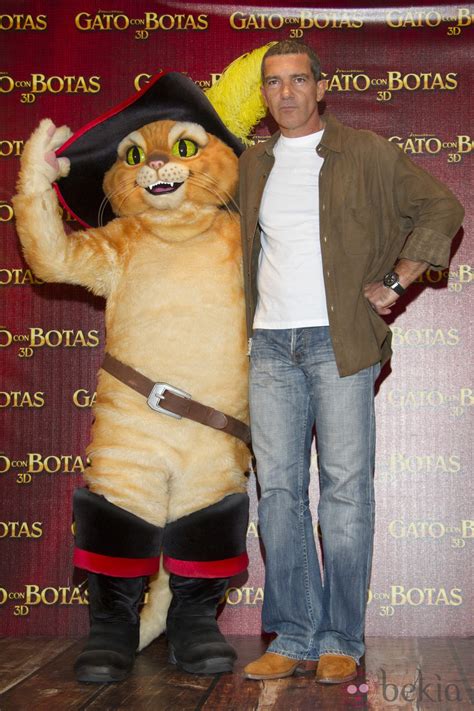 Antonio Banderas Presenta El Gato Con Botas En México Antonio