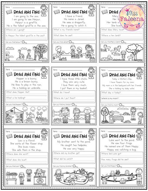 Reading Comprehension Lesson Plans St Grade Lori Sheffield S Reading Worksheets Kulturaupice