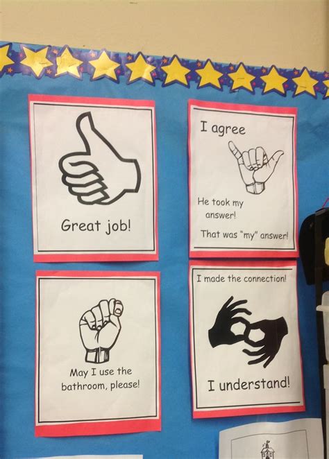 Hand Signs To Use In The Classroom Bathroom Sign Is Greatkids Love