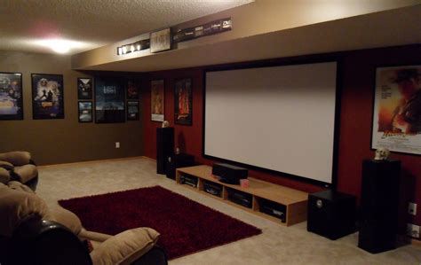 Basement Home Theater Ideas Diy Small Spaces Budget Medium