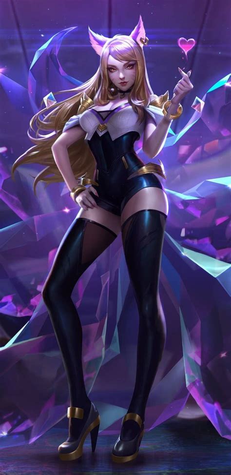 Ahri Kda Ahri Kda Lol League Of Legends Personajes De Anime