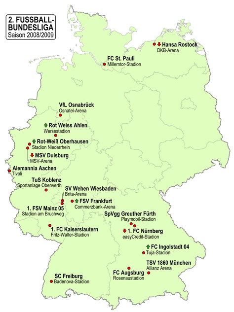 Bundesliga auf transfermarkt mit tabelle ergebnissen spielplan liveticker marktwerten vereine transfers statistiken. File:2. Fussball-Bundesliga 2008-09.png - Wikimedia Commons