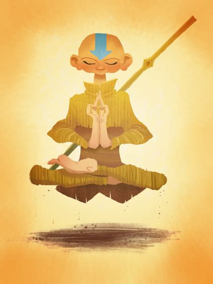 Aang Meditating By Brandondayton On Deviantart