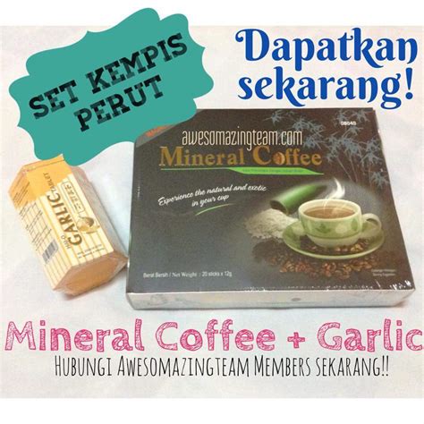 Kaya dengan bahan mineral dan elemen surih seperti magnesium, besi, kalsium dan kalium. Cara Makan Garlic Tablet dan Mineral Coffee - Towards ...