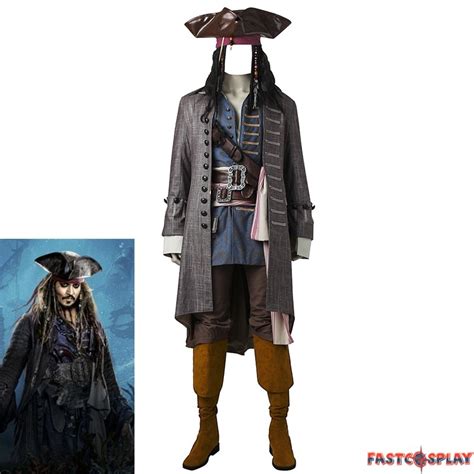Accessorize your costume with our exclusive props, decorations, wigs and many more at costume supercenter. Pirates of the Caribbean Captain Jack Sparrow Cosplay Costumes Deluxe Version