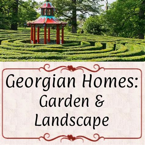 Georgian Garden Adornments And Embellishments Sharon Lathan Novelist