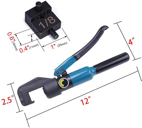 Muzata Custom Hydraulic Hand Crimper Tool For Stainless Steel Cable
