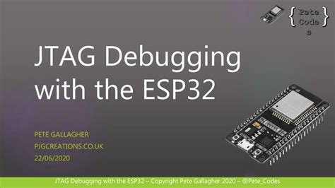 Jtag Debugging With The Esp32 Visual Micro And Platformio