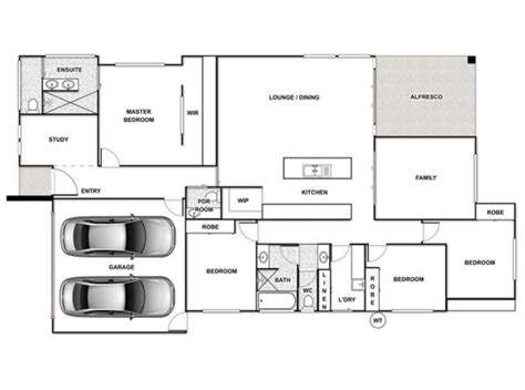 Ideal Floor Plan For Single Story Floor Plans How To Plan Ideal
