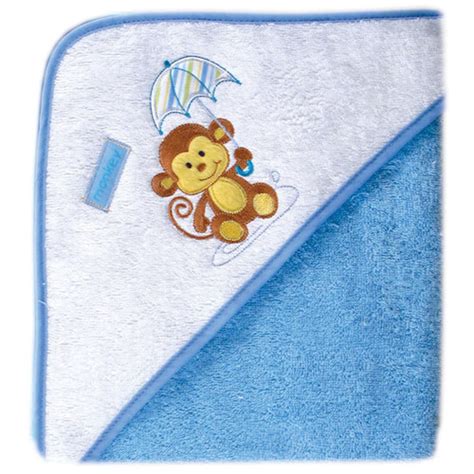 Luvable Friends Hooded Towel Blue Baby And Toddler Clothes